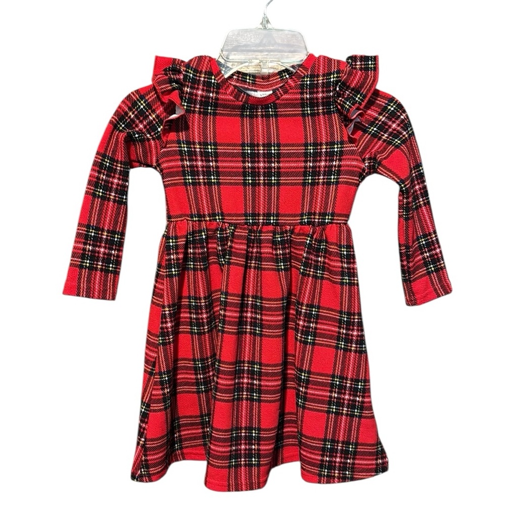 💛10 for $10 or💰BOGO FREE Little Girls’ Adorable Plaid Dress